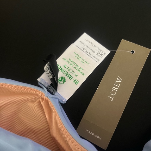 J Crew Baby Blue Cheeky Swim Bottoms S and M NWT - Picture 3 of 5